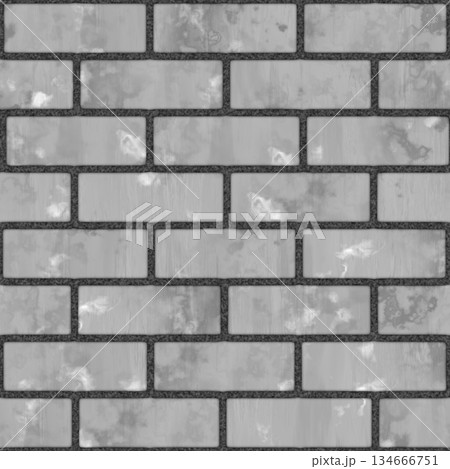 Brick background. Grunge filter. Monochrome particles abstract for wallpaper or background copy mask for photo editor. 134666751