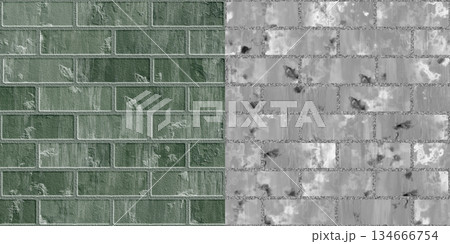Brick background. Grunge filter. Brick background via an alpha channel. Brick background. Grunge filter. Brick background via an alpha channel. 134666754
