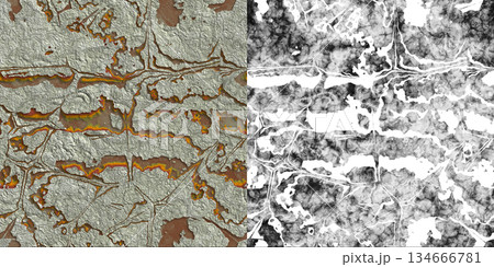 Limestone texture background. Limestone background via an alpha channel. 134666781