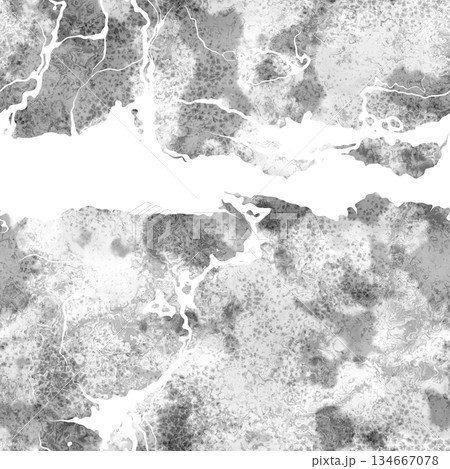 Abstract stone or concrete wall pattern allover watercolor texture. 134667078