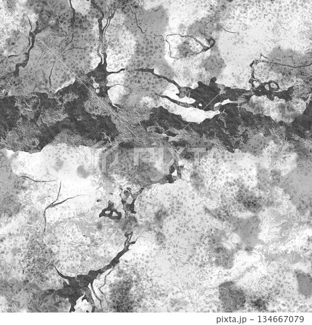 Abstract stone or concrete wall pattern allover watercolor texture. 134667079