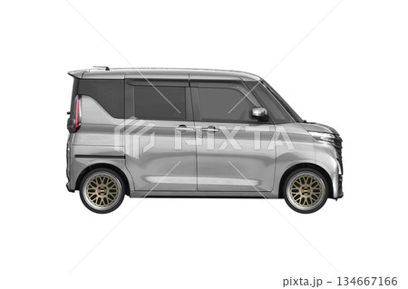 ノーマル車高で17インチ社外ホイールを履いた軽乗用車(縮尺:XLサイズで1px=約1mm) ノーマル車高で17インチ社外ホイールを履いた軽乗用車(縮尺:XLサイズで1px=約1mm) 134667166