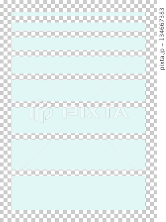 A set of thin and thick light blue lines and rectangular frames - a collection of decorative materials for underlining, marking, and frames 134667383