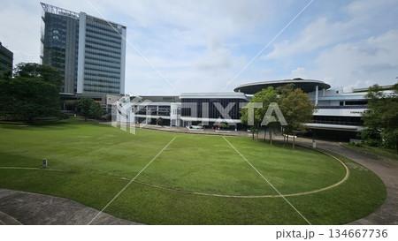 this is NUS University Town, welcoming visitors and building around them this is NUS University Town, welcoming visitors and building around them 134667736
