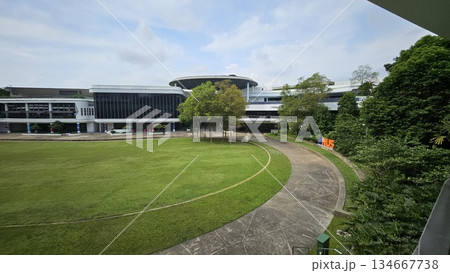 this is NUS University Town, welcoming visitors and building around them this is NUS University Town, welcoming visitors and building around them 134667738