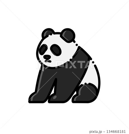 パンダ ぱんだ ジャイアントパンダ 134668181