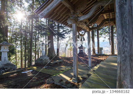 舟運安全祈念の羽黒神社 山形県村山市 舟運安全祈念の羽黒神社 山形県村山市 134668182