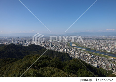 金華山からの景色【岐阜県・岐阜城】 金華山からの景色【岐阜県・岐阜城】 134668292