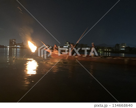 木曽川の鵜飼【愛知・犬山】 134668640