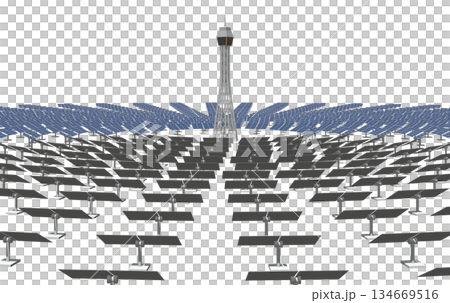 Tower-type solar thermal power generation Tower-type solar thermal power generation 134669516