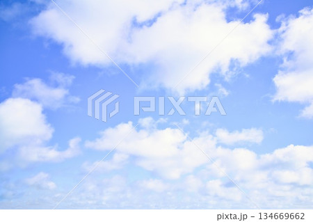 New Zealand Wonderful Sky Replacement Soft And Puffy Clouds 134669662