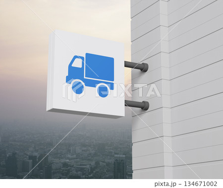Business transportation service concept, 3D rendering Business transportation service concept, 3D rendering 134671002