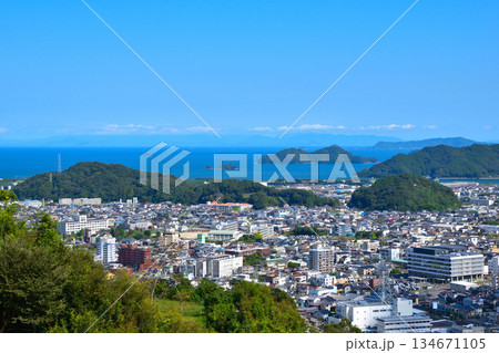 佐伯城より豊後水道 佐伯城より豊後水道 134671105