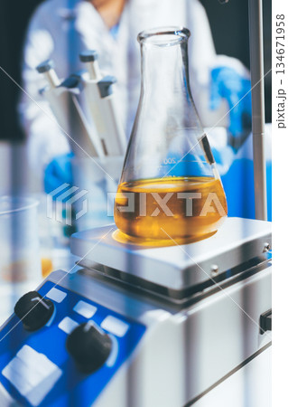 Researchers working in the clinical laboratory Researchers working in the clinical laboratory 134671958