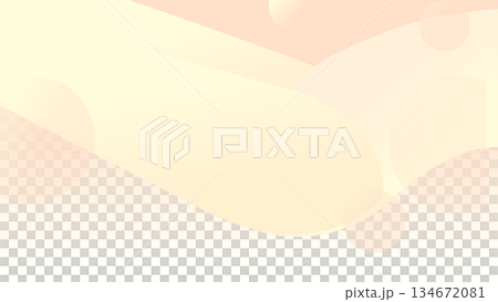 Abstract yellow curve and circle background design for soft beauty and skin care banner 134672081
