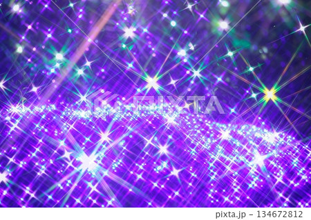 光り輝く抽象的な青い光 134672812