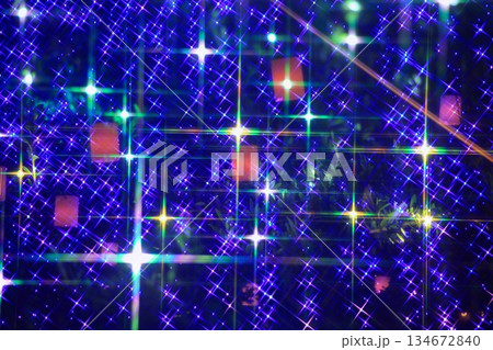 光り輝く抽象的な背景 134672840