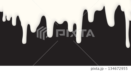 Fresh milk drop on black background graphic illustration have blank space. Fresh milk drop on black background graphic illustration have blank space. 134672955