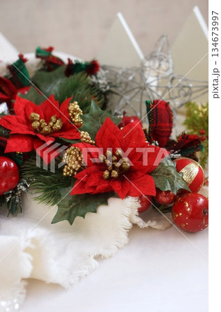 ポインセチア　造花 134673997