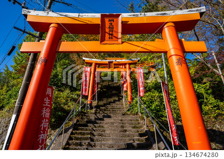 鯛生稲荷神社の鳥居（日田市） 134674280