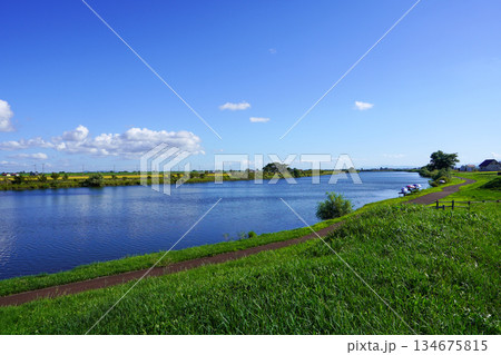 とある場所から眺めるしのつ湖 とある場所から眺めるしのつ湖 134675815