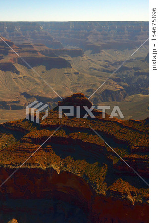 Hazy Sky Day At The Grand Canyon Arizona Hazy Sky Day At The Grand Canyon Arizona 134675896