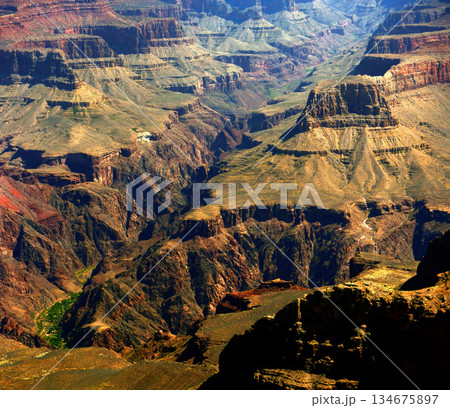 Hazy Sky Day At The Grand Canyon Arizona Hazy Sky Day At The Grand Canyon Arizona 134675897