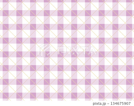 チェックの背景素材 チェックの背景素材 134675907
