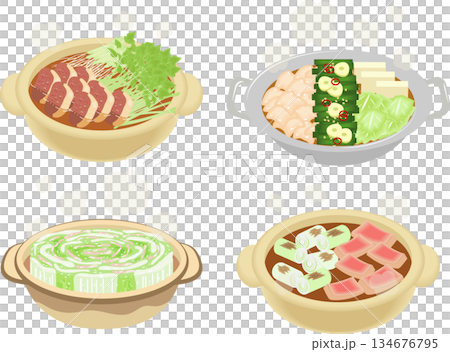 鍋料理セット 134676795