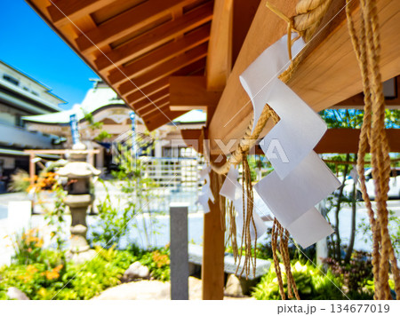 夏の厳かな祈りの場 134677019