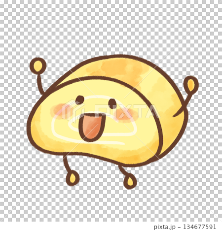 水彩風格的便當小菜人物玉子燒插畫(單張,透明,留白) 水彩風格的便當小菜人物玉子燒插畫(單張,透明,留白) 134677591