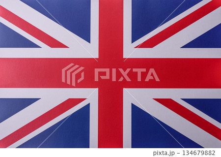 The national flag of Great Britain as a symbol of independence. The Great Britain flag The national flag of Great Britain as a symbol of independence. The Great Britain flag 134679882