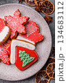 Gingerbread, Christmas cookies, and ornamental holiday baked goods. Christmas gingerbread 134683112