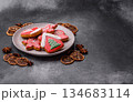 Gingerbread, Christmas cookies, and ornamental holiday baked goods. Christmas gingerbread 134683114
