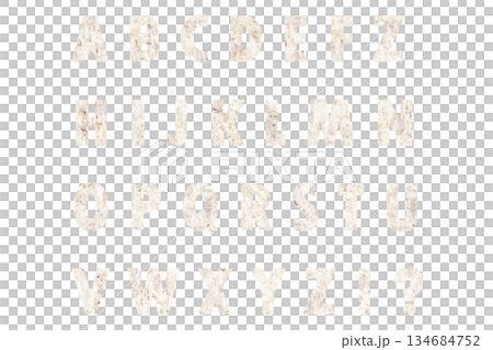 文字 5 アルファベット 大文字 和紙 オフホワイト 文字 5 アルファベット 大文字 和紙 オフホワイト 134684752