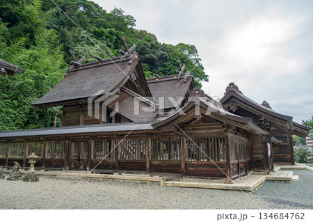 出雲 佐太神社 三殿並立の社殿 出雲 佐太神社 三殿並立の社殿 134684762