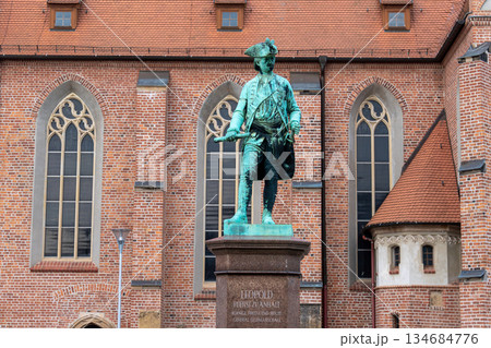 Dessau, Germany. December 23, 2025. Monument to Leopold I Dessau, Germany. December 23, 2025. Monument to Leopold I 134684776