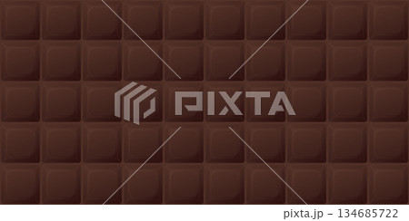 Chocolate bar square shape seamless pattern background graphic illustration. 134685722