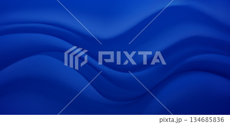 Blue wavy pattern. 134685836