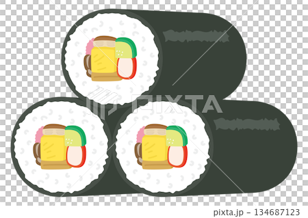 堆疊的惠美木插圖 134687123