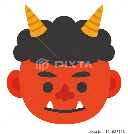 赤鬼のイラスト 134687128