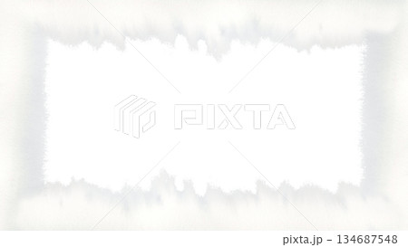 Fluffy white cloud frame isolated on a white background. Watercolor background template for wedding decor, birthday party design Fluffy white cloud frame isolated on a white background. Watercolor background template for wedding decor, birthday party design 134687548
