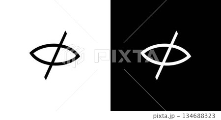 Simple and modern blind logo design 134688323