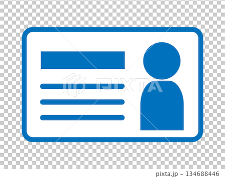 身分證圖示（身分證明文件標記） 134688446