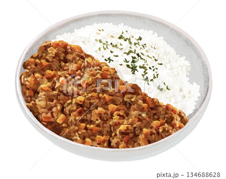 キーマカレー（パセリ付き） 134688628