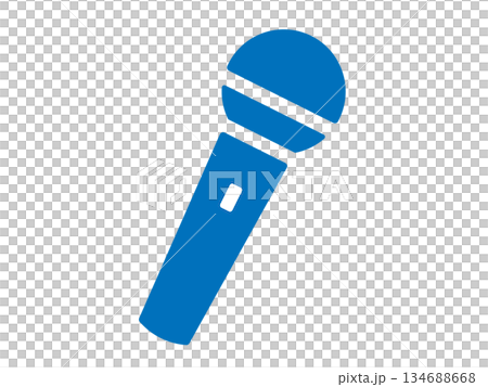Handheld microphone icon Handheld microphone icon 134688668