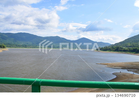 北海道道465号金山幾寅停車場線かなやま湖周辺の風景(2023年夏) 北海道道465号金山幾寅停車場線かなやま湖周辺の風景(2023年夏) 134690710