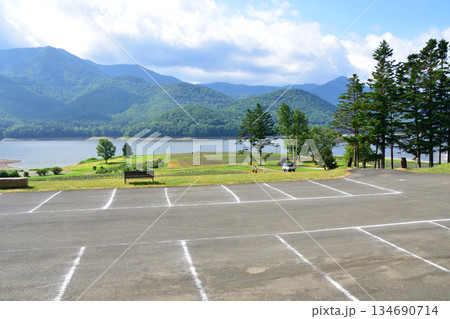 北海道道465号金山幾寅停車場線かなやま湖周辺の風景(2023年夏) 134690714