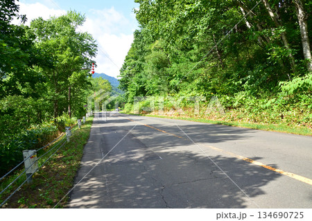 北海道道465号金山幾寅停車場線かなやま湖周辺の風景(2023年夏) 北海道道465号金山幾寅停車場線かなやま湖周辺の風景(2023年夏) 134690725