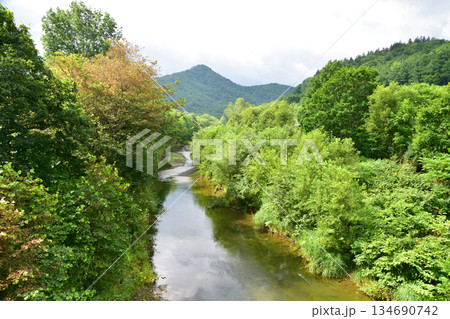 北海道道465号金山幾寅停車場線かなやま湖周辺の風景(2023年夏) 北海道道465号金山幾寅停車場線かなやま湖周辺の風景(2023年夏) 134690742